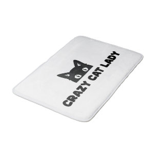 Crazy Cat Lady Bath Mat Badematte