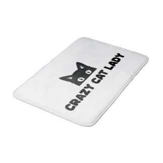 Crazy Cat Lady Bath Mat Badematte