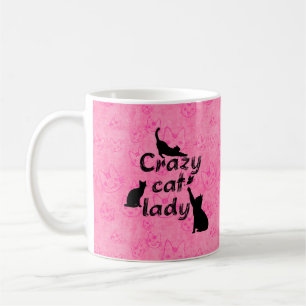 Crazy Cat Lady Fun Funny und Coole spielerische Ka Kaffeetasse