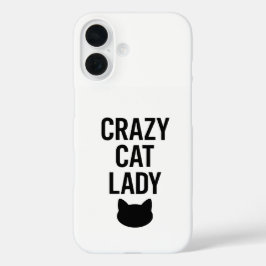 Crazy Cat Lady - Funny Cat Lover Geschenk iPhone 16 Hülle