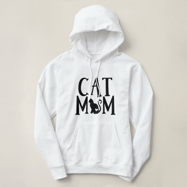 Crazy Cat Lady Mama Kitten Lover Kitty Kätzchen Ge Hoodie (Design vorne)