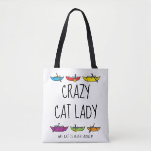 Crazy Cat Lady Rafters Tasche