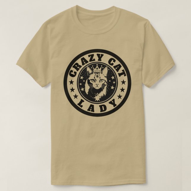 Crazy Cat Lady Shirt (Design vorne)