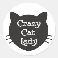 Crazy Cat Lady Sticker