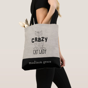 Crazy Cat Lady Tasche