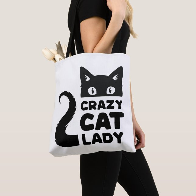 Crazy Cat Lady Tote Bag Tasche (Von Nahem)