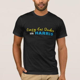 Crazy Cat Typs für HARRIS Funny T-Shirt