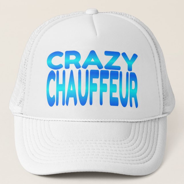 Crazy Chauffeur Truckerkappe (Vorderseite)