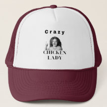 Crazy Chicken Lady. Hühner, Spaß, lustig