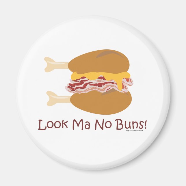 Crazy Chicken Sandwich Magnet (Vorne)