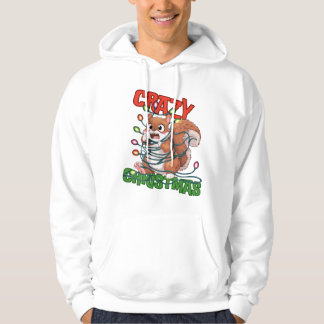 Crazy Christmas: Frustriertes Eichhörnchen Hoodie
