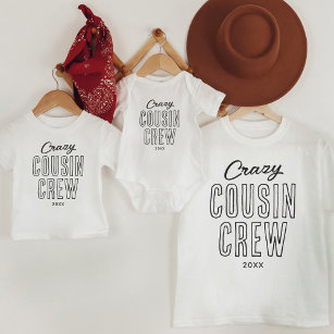 Crazy Cousin Crew Family Kleinkind T-shirt
