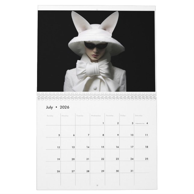 Crazy Couture Hat Calendar 2025 Kalender (Jul 2026)