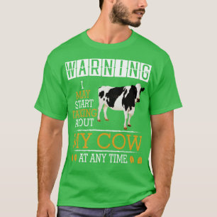 Crazy Cow liebt Kuhliebhaber Bauer lustig T-Shirt