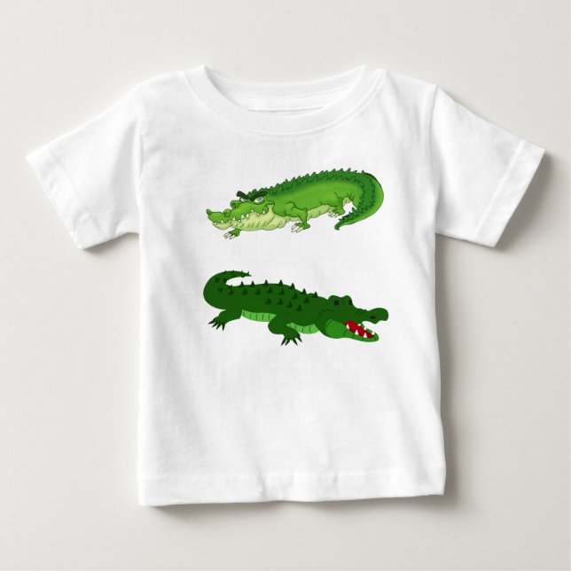 Crazy Croc Duo" Baby T-shirt (Vorderseite)