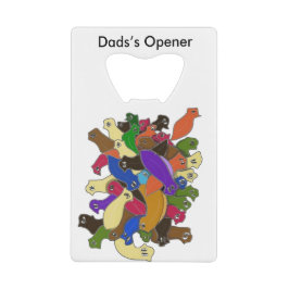 Crazy Cross Mit Augen Planarian Worms Geldbeutel Flaschenöffner