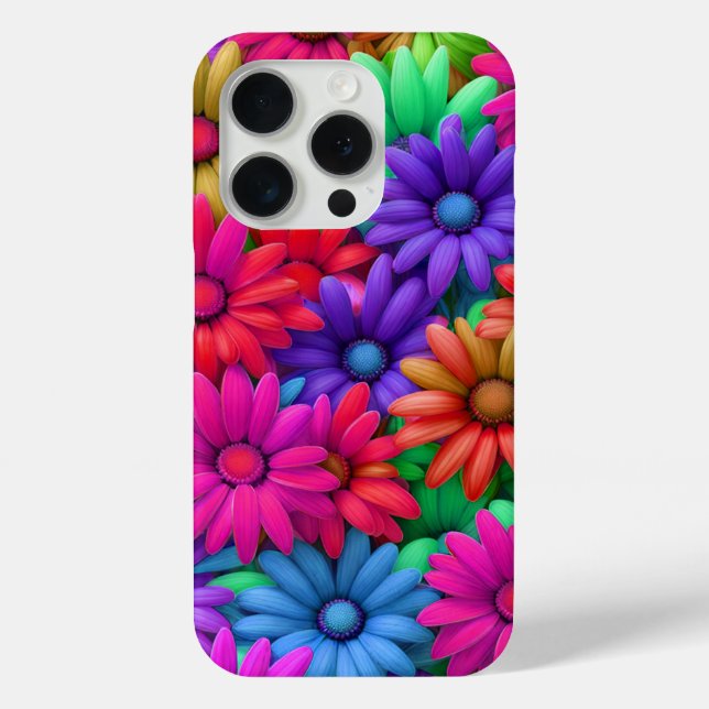 Crazy Daisy #13 - iPhone 15 Pro Hüllen (Rückseite)