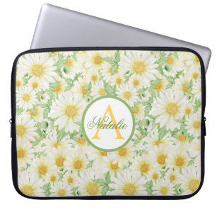 Crazy Daisy Floral Personalisiert Laptopschutzhülle