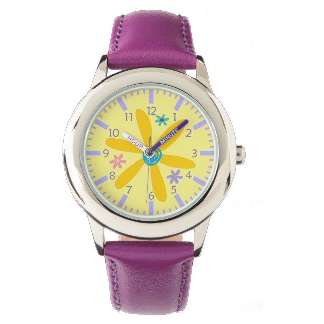 Crazy Daisy Kids Numeric Armbanduhr (Vorderseite)