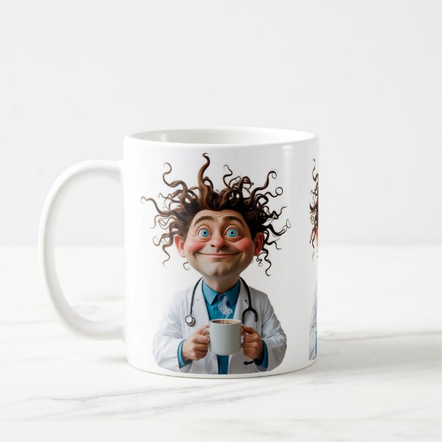 Crazy Doctor Coffee Mug (Gauche)