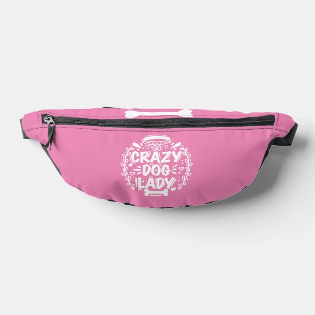 Crazy Dog Lady Mama Bauchtasche (Ablage )