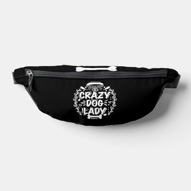 Crazy Dog Lady Mama Bauchtasche (Ablage )