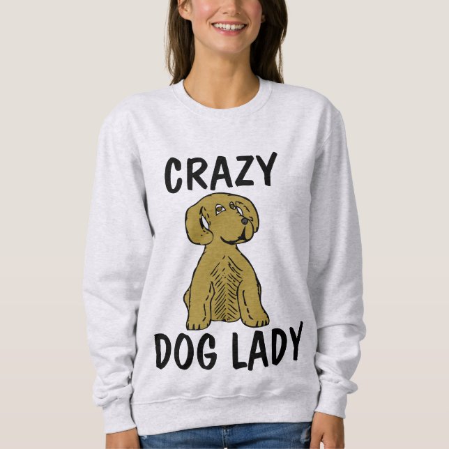 CRAZY DOG LADY T - SHIRT (Vorderseite)