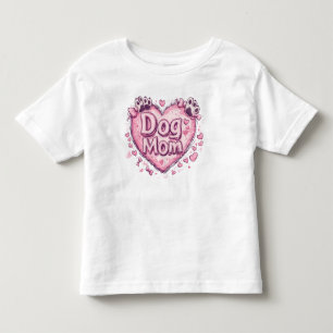 Crazy Dog Mama - spielerisch und kühl Kleinkind T-shirt