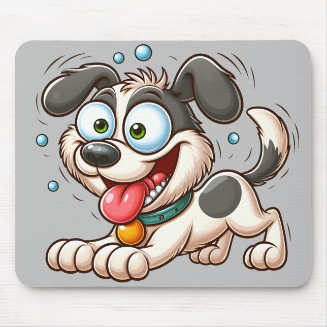 Crazy Dog Mousepad (Vorne)