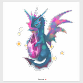 Crazy Dragon Stone Aufkleber