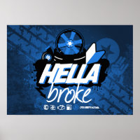 Crazy Drift Patrol - Hella Broke (blau)