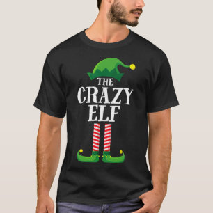 Crazy Elf Matching Family Group Weihnachts-Party T-Shirt