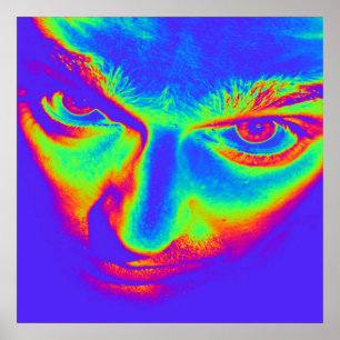 Crazy Eyes Pop Art Poster