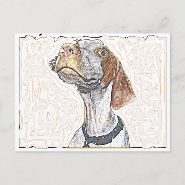 Crazy Eyes Postkarte (Vorderseite)