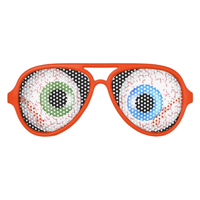 Crazy Eyes Shades Partybrille (Vorderseite)