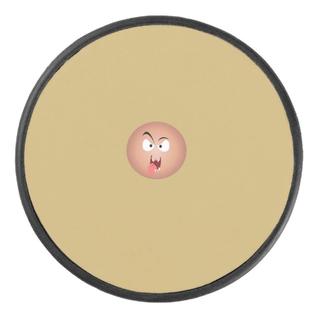 Crazy Face Hockey Puck (Vorderseite)