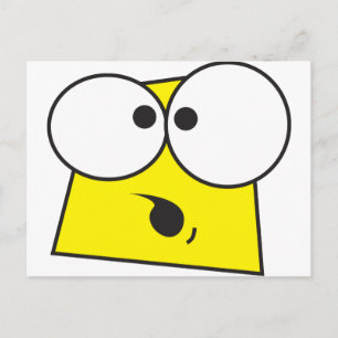 Crazy Face Postkarte