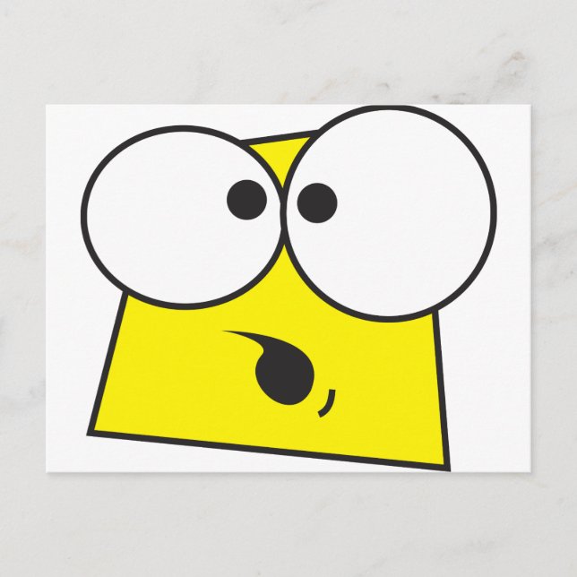 Crazy Face Postkarte (Vorderseite)