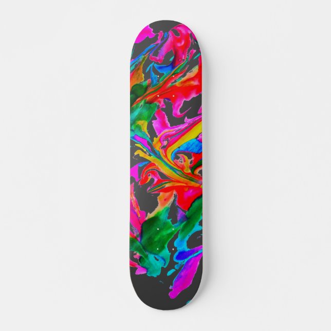 Crazy Farben Skateboard (Vorne)