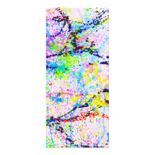 Crazy Farben Werbekarte