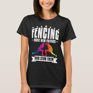 Crazy Fencing Enthusiasten Funny Fencer T-Shirt