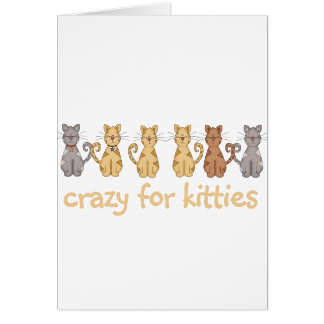 Crazy For Kitties T-shirts et cadeaux (Devant)