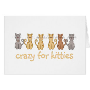Crazy For Kitties T-shirts et cadeaux