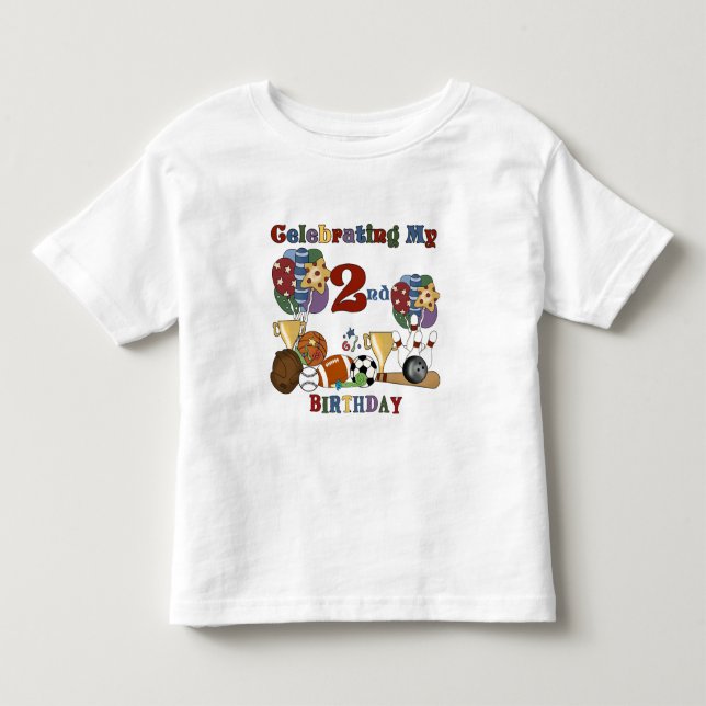 Crazy For Sports 2e Anniversaire T-shirts et cadea (Devant)