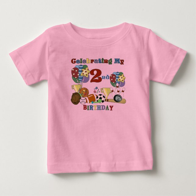 Crazy For Sports 2e Anniversaire T-shirts et cadea (Devant)