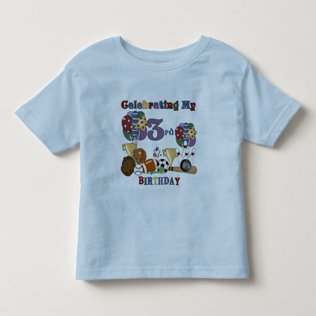 Crazy For Sports 3e Anniversaire Tshirts et cadeau (Devant)