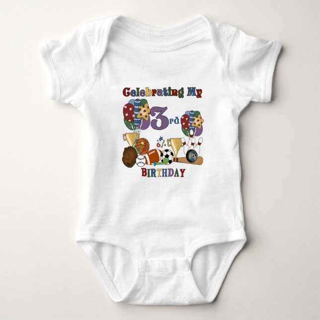 Crazy For Sports 3e Anniversaire Tshirts et cadeau (Devant)