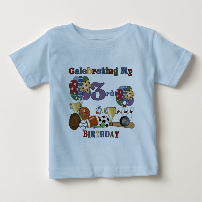 Crazy For Sports 3e Anniversaire Tshirts et cadeau (Devant)