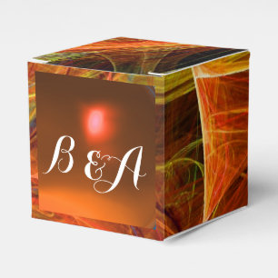 CRAZY FOTON GEMSTONE rotes gelbes MONOGRAMM Geschenkschachtel