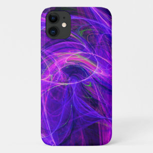 CRAZY FOTON Lila Blue Fraktal Wirbel Case-Mate iPhone Hülle